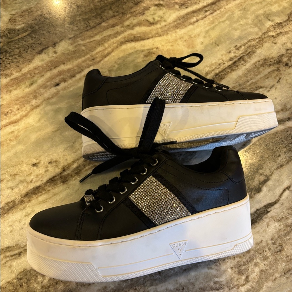 Guess Black and White Women's Sneakers